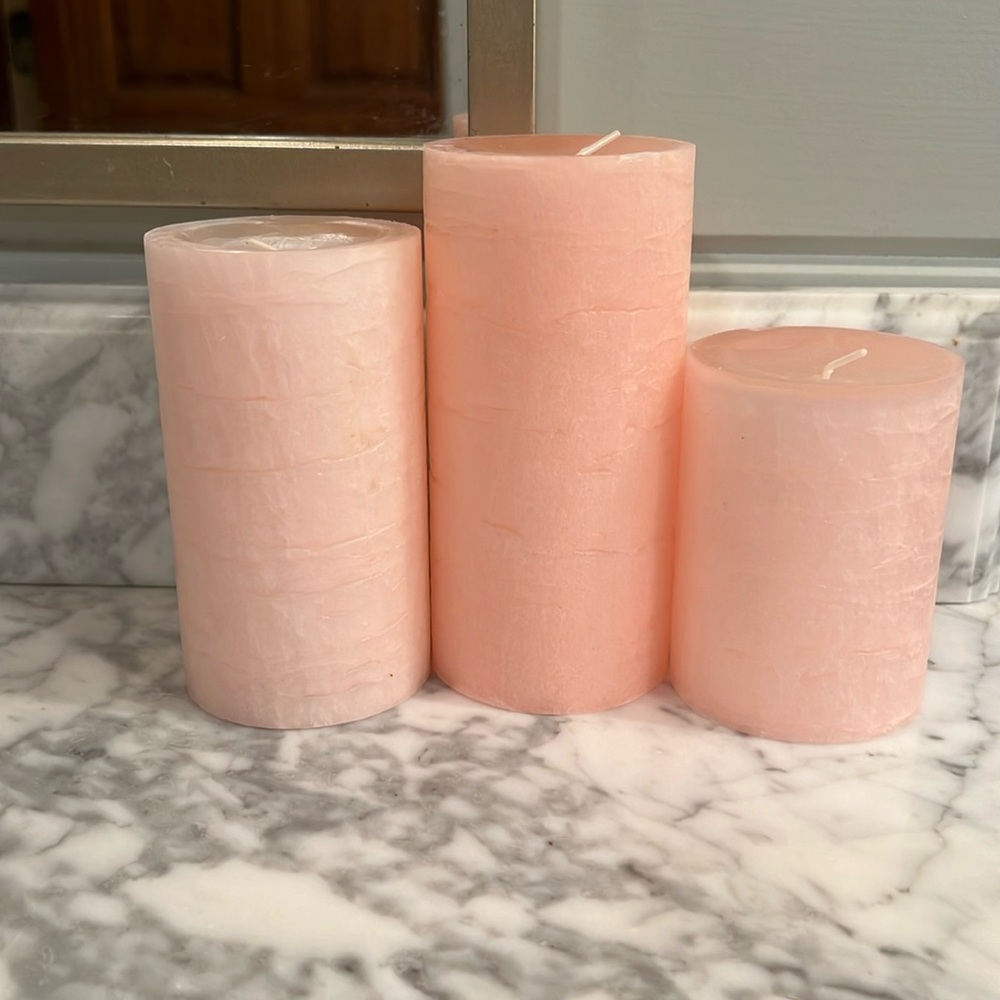 PartyLite GlotLite Apple Blossom. Set of 3